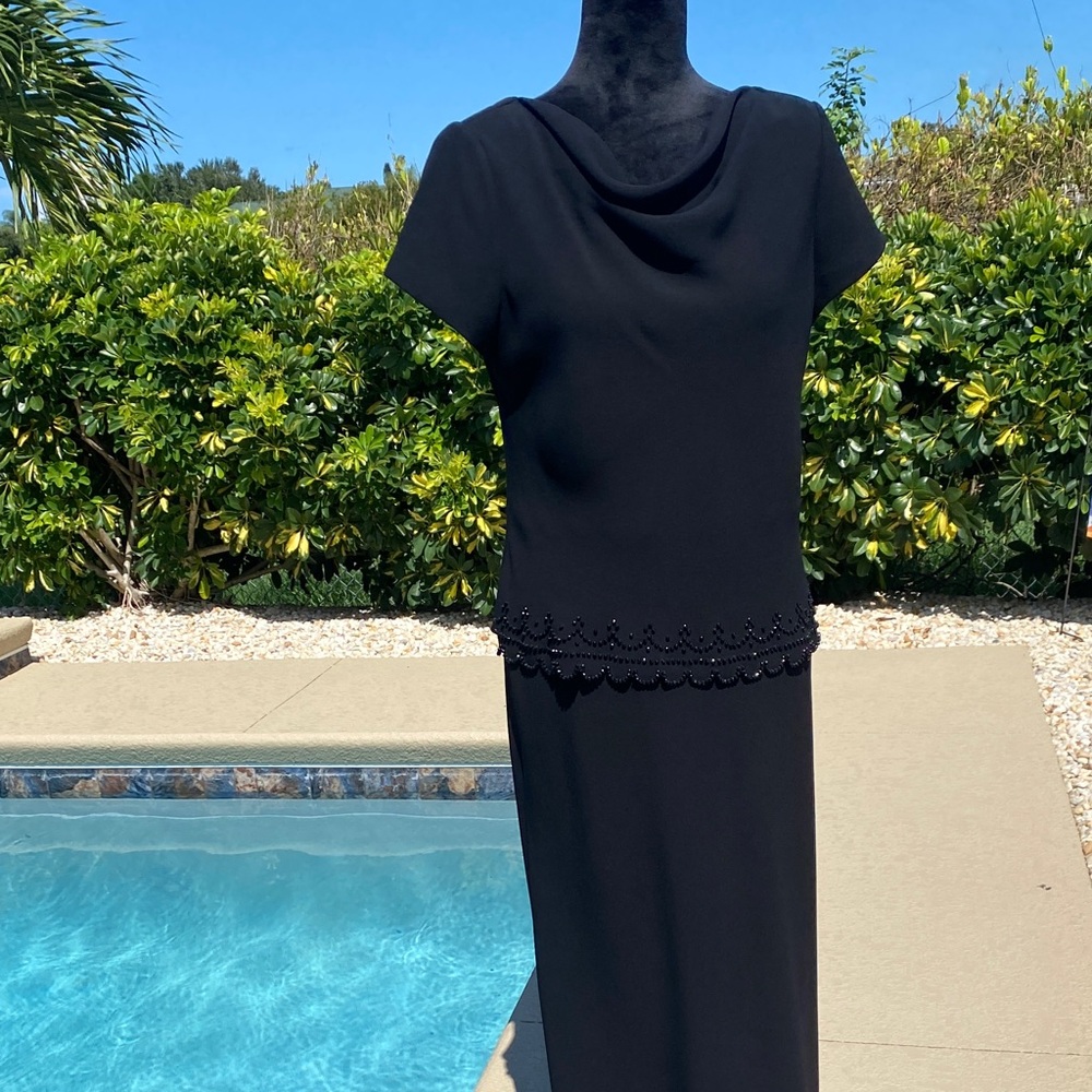 Elegant Black Women's Dress